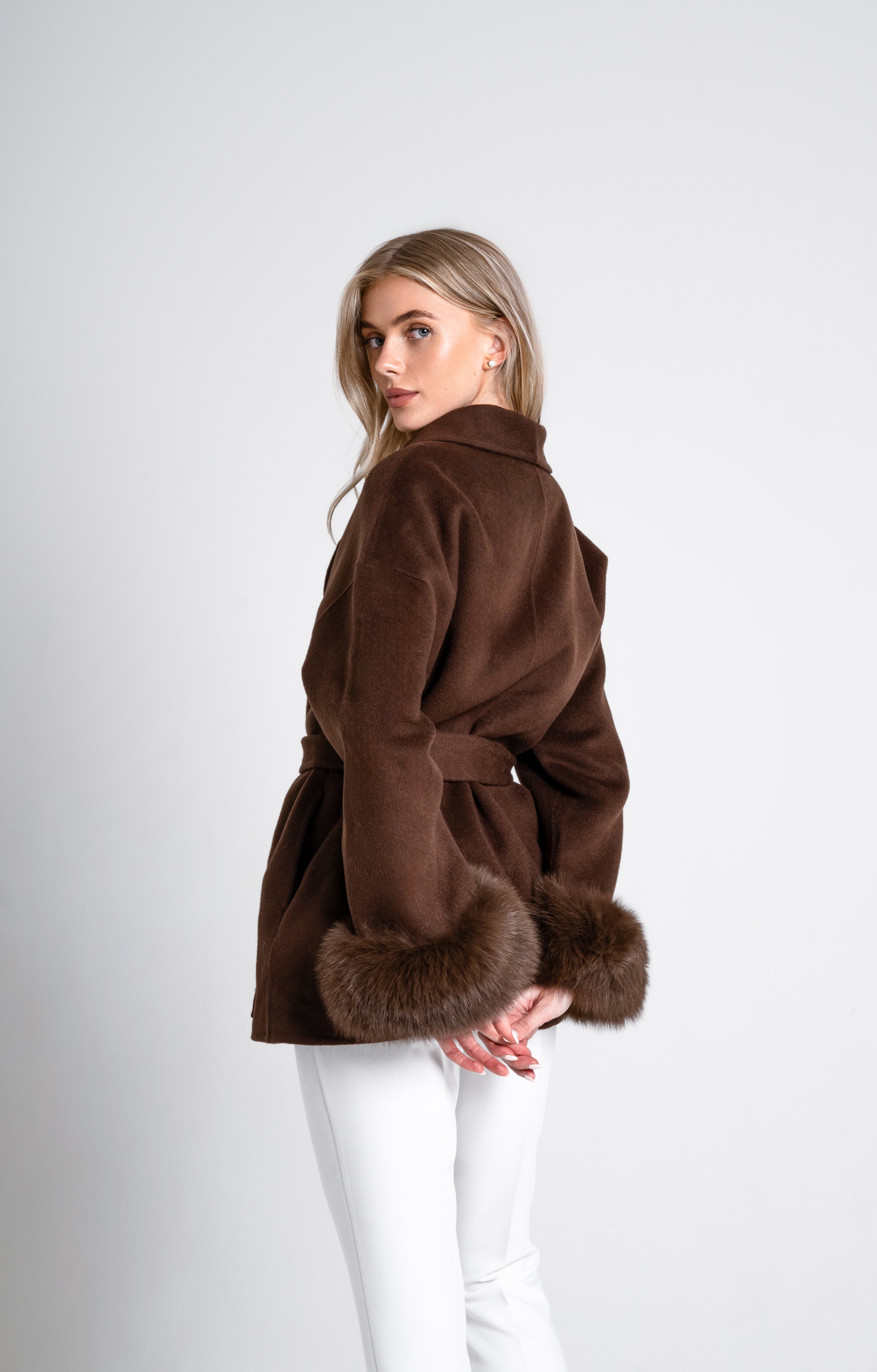 Christine | Cashmere Fur Coat