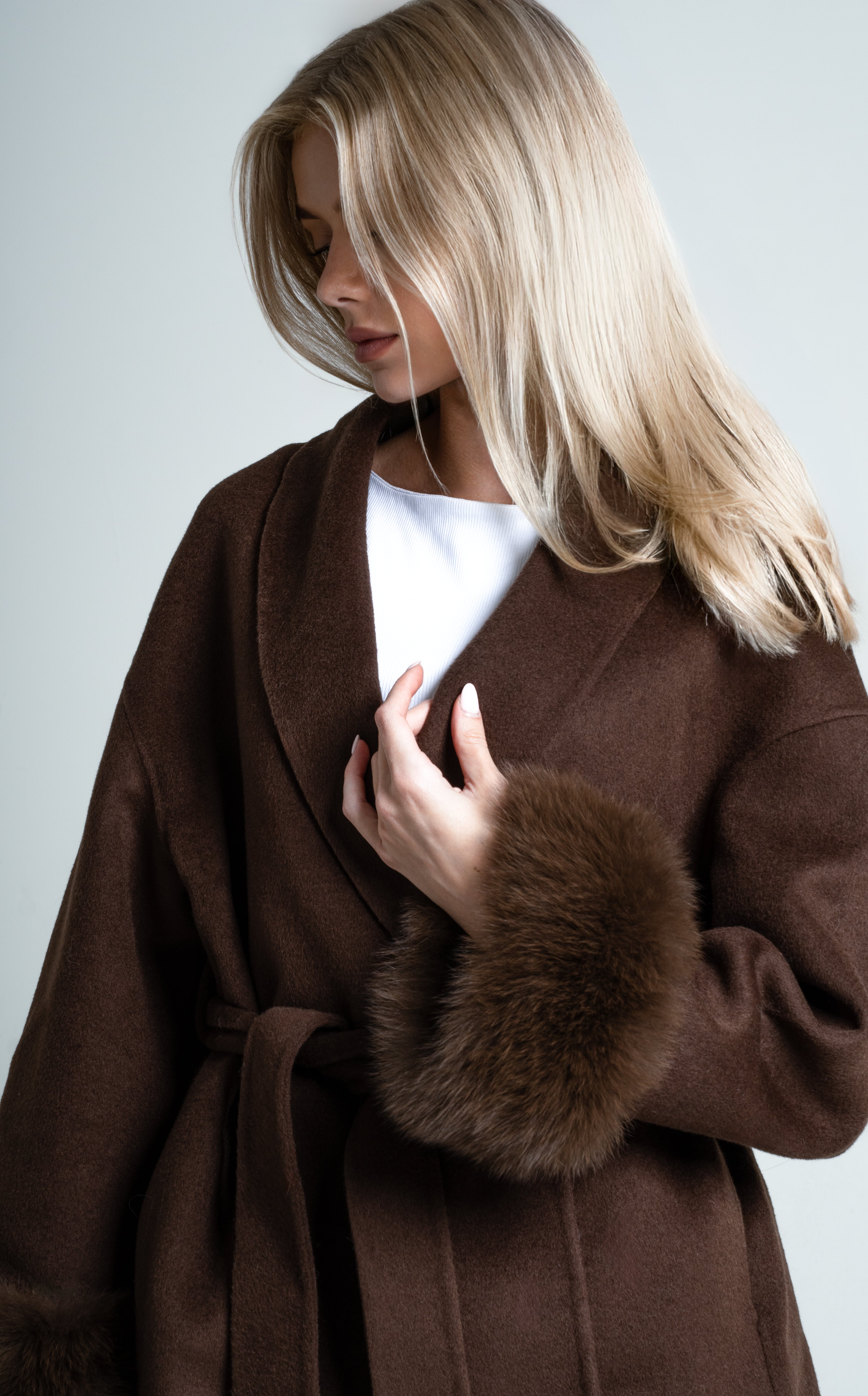 Christine | Cashmere Fur Coat