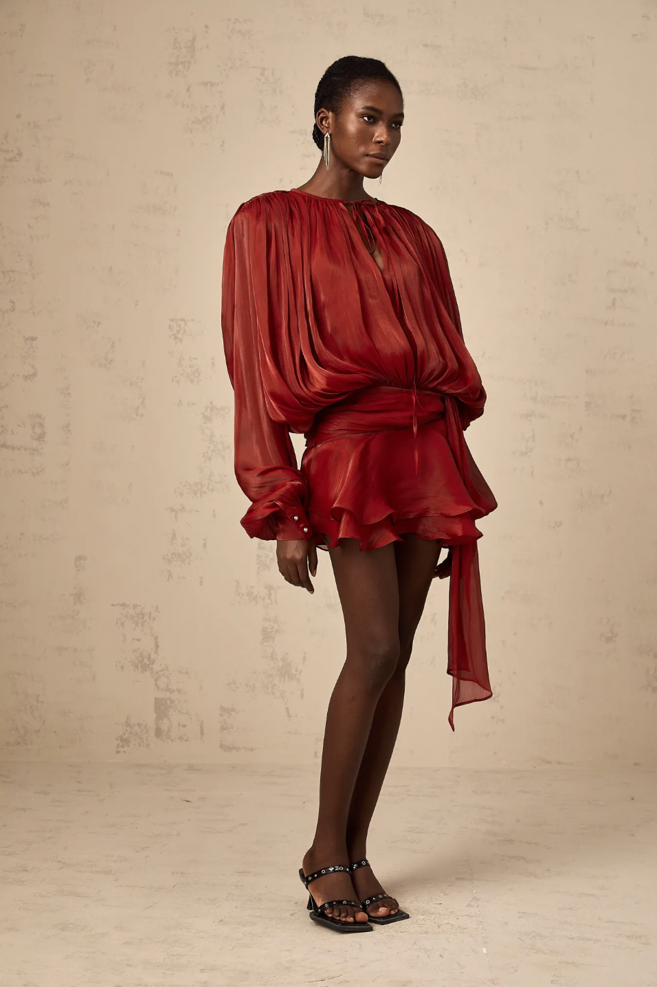 Seraphina | Ruffled Mini Dress