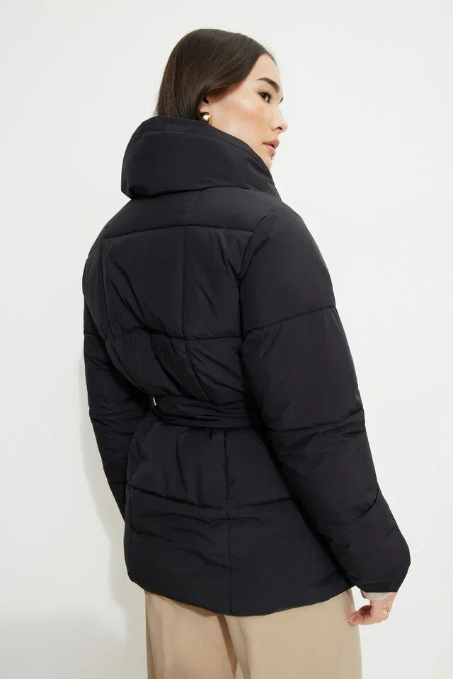 Nila | Belted Puffer Jacket