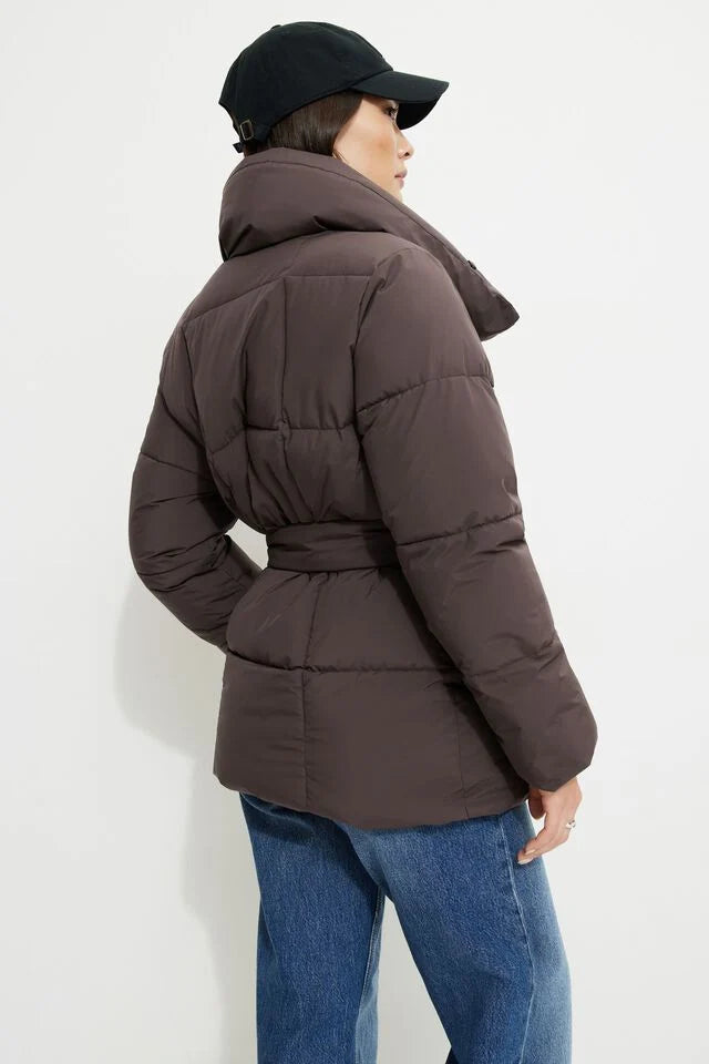 Nila | Belted Puffer Jacket