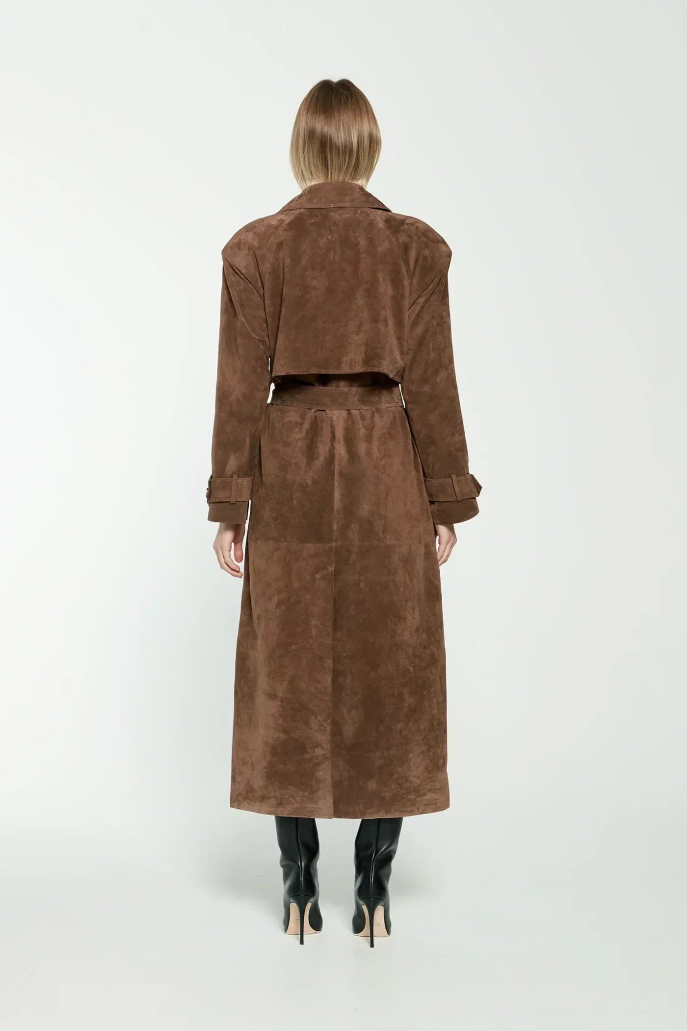 Diana | Suede Trench Coat