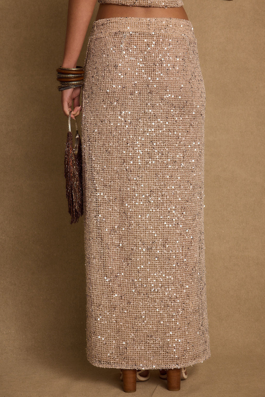 Tropicana | Sequin Maxi Skirt