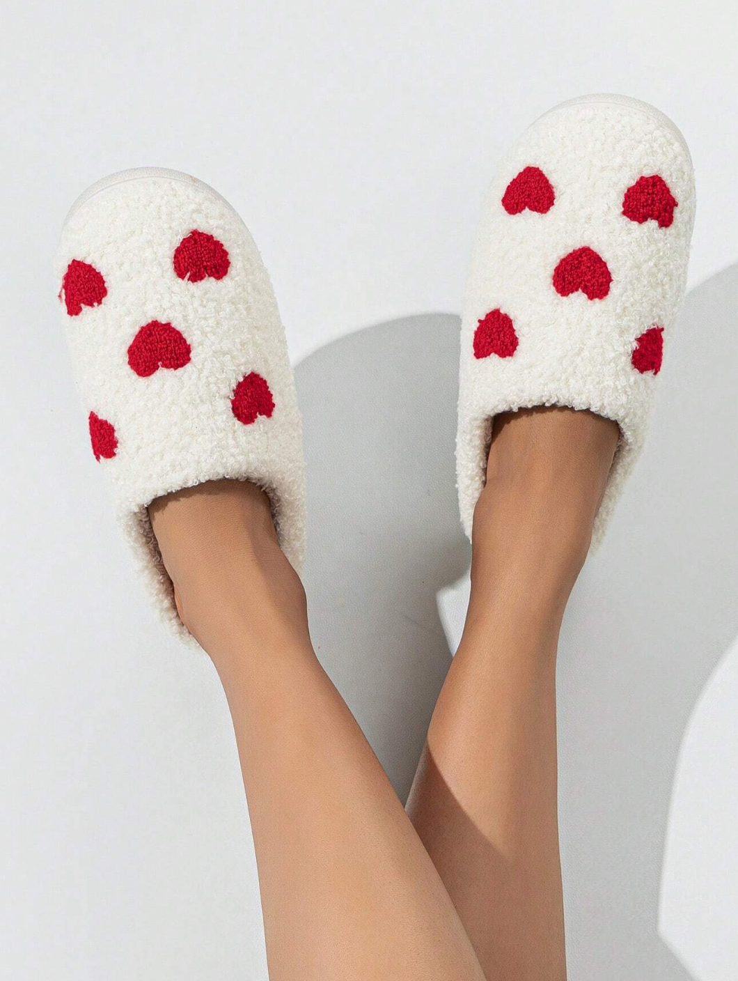 Lyza | Teddy Heart Slippers