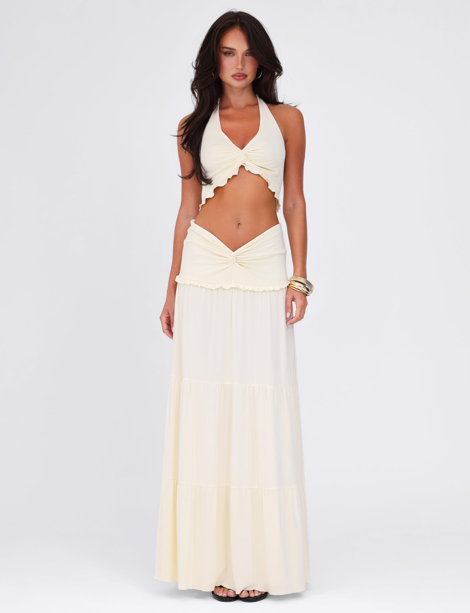 Palm Play | Top Skirt Set