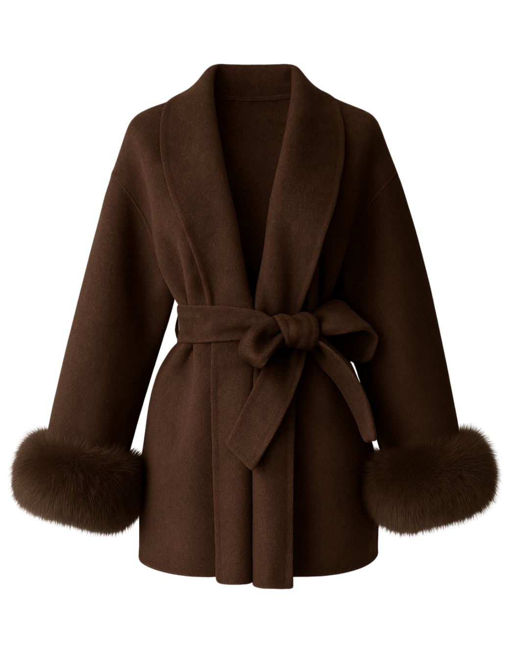 Christine | Cashmere Fur Coat