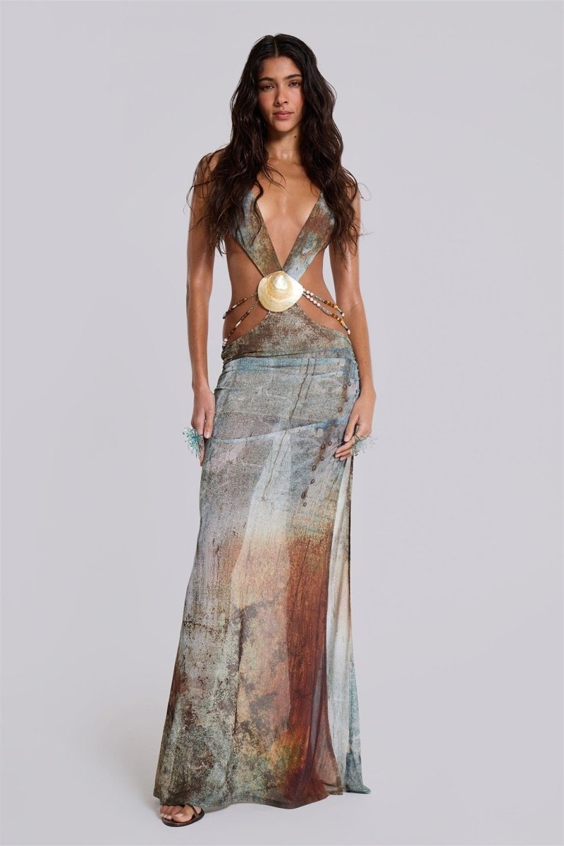 Azure Allure | Maxi Dress