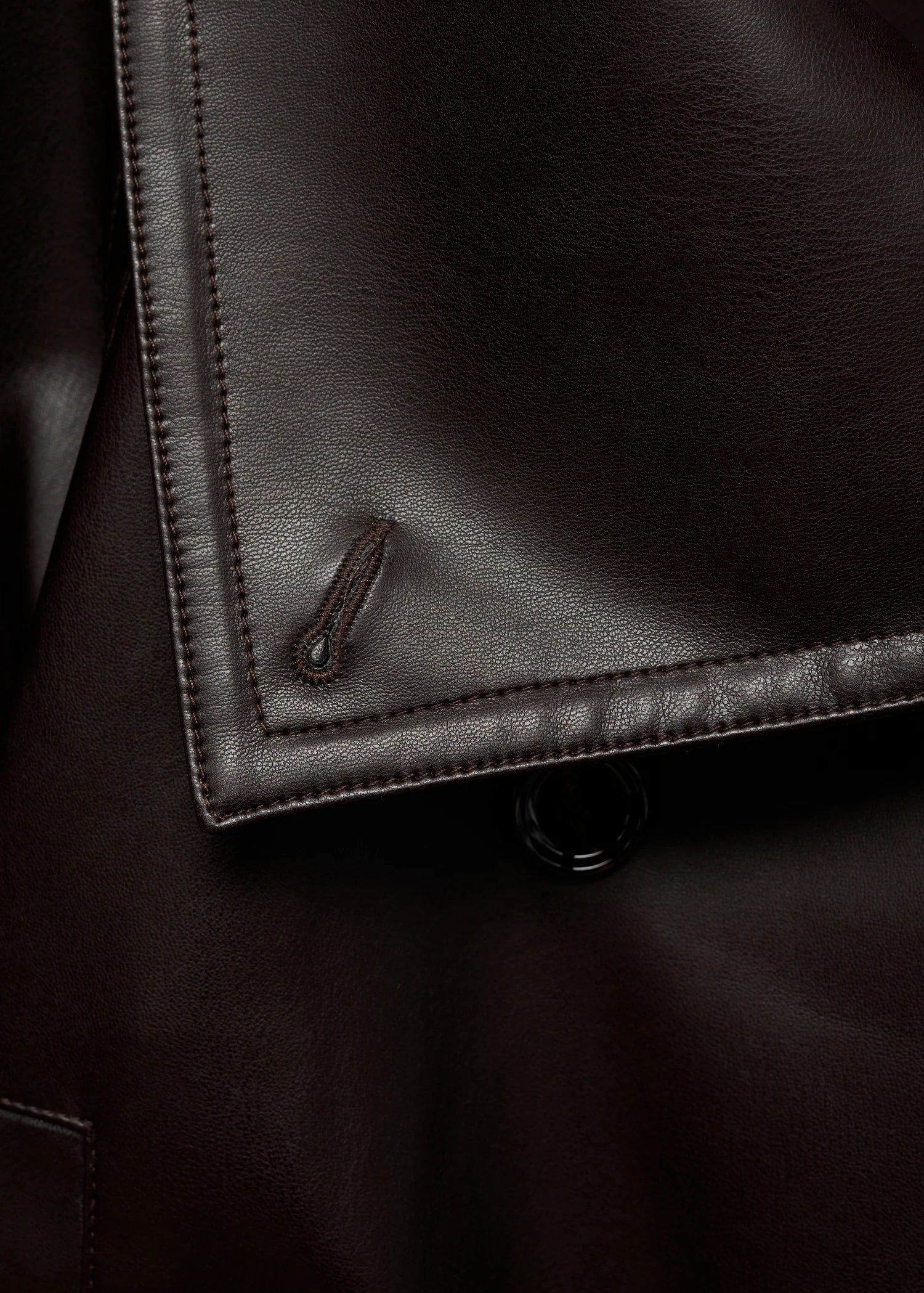 Amely | Leather Trench Coat