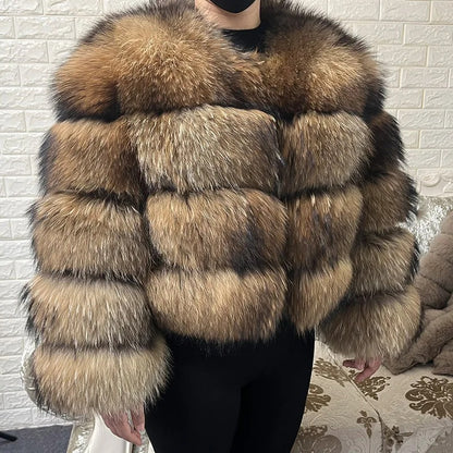 Viktoria | Cropped Fur Coat