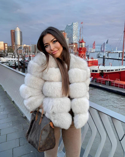 Viktoria | Cropped Fur Coat